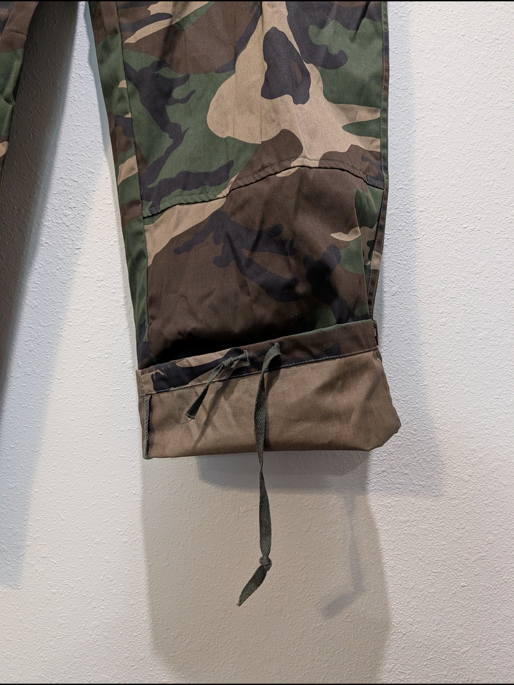 Storm F-16C Woodland Camo Tactical Cargo Pants XL Military Style Drawstring - Picture 4 of 8